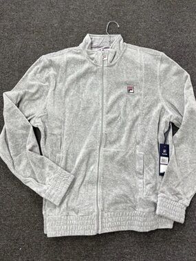Vintage 90’s Fila Velour GreyTracksuit Brand New Size 3XL